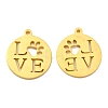 304 Stainless Steel Pendants STAS-F231-038G-A-2