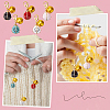 6 Sets Ladybird Alloy Enamel Pendants Decoraiton HJEW-SC0001-48-5