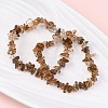 Natural Rutilated Quartz Chip Beaded Stretch Bracelets for Women Men BJEW-L038-01A-3