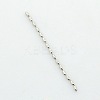 Tarnish Resistant 304 Stainless Steel Rice Bead Ball Chains CHS-A002A-1.5mm-1