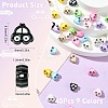 45Pcs 9 Colors Baking Paint Zinc Alloy Beads FIND-CJ0003-85-2
