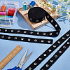 6.25 Yards Flat Cotton Ribbon SRIB-BC0001-15B-5