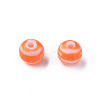 Opaque Striped Acrylic Beads MACR-S373-27D-04-2
