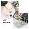 32Pcs 4 Colors Zinc Alloy Enamel Pendants ENAM-TA0001-25-8