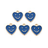 Alloy Enamel Charms ENAM-T016-12C-RS-1