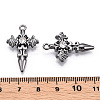 Alloy with Rhinestone Pendants X-PALLOY-N176-12B-NR-3
