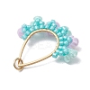Glass Seed Beaded Pendants PALLOY-MZ00600-02-3