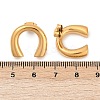 304 Stainless Steel Arch Stud Earrings EJEW-C143-01G-3