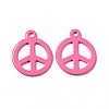 Spray Painted 201 Stainless Steel Pendants STAS-G304-04C-1