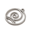 Non-Tarnish 304 Stainless Steel Pendants STAS-O005-18P-2