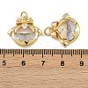 Brass Glass Pendants KK-A269-66G-3