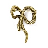 Retro Antique Golden Animal Alloy Brooches for Backpack Clothes JEWB-S040-02E-AG-2