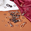 15Pcs 6 Colors Alloy Swivel Snap Hook Clasps FIND-TA0003-78-7