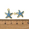 304 Stainless Steel Enamel Pendants X1-STAS-L299-19G-05-3