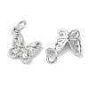 SHEGRACE Brass Pave Clear Cubic Zirconia Pendants XGRQ3Q974-628P-B-2