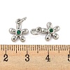 Brass Micro Pave Cubic Zirconia Pendants KK-G490-28A-P-3