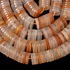 Natural Honey Jade Beads Strands G-G329-B02-8x1mm-5