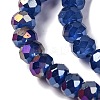 Baking Electroplate Glass Beads Strands LS-DGLA-A039-J6MM-B04-3