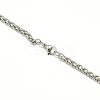 Tarnish Resistant 304 Stainless Steel Wheat Chain Necklace Making LS-STAS-A028-N005P-3