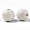 Unfinished Natural Wood Beads X-WOOD-S651-A25mm-LF-2
