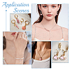 72Pcs 6 Styles Alloy Enamel Pendants ENAM-AR0001-84-5