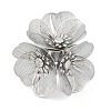 Alloy Rhinestone Cuff Rings for Women RJEW-Z047-04P-3