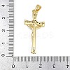 Brass Micro Pave Cubic Zirconia Pendants KK-Z123-23G-01-3