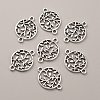 Tibetan Style Zinc Alloy Connector Charms FIND-WH0145-29AS-1