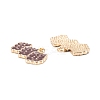 Alloy Enamel Pendants ENAM-O048-02KCG-3