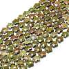 Natural Unakite Beads Strands G-P573-C02-01-2