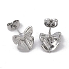 Brass Stud Earring Findings KK-G497-30P-2