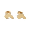 PVD Vacuum Plating 304 Stainless Steel Stud Earrings for Women X-EJEW-A048-07G-1