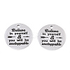 Non-Tarnish 201 Stainless Steel Pendants STAS-T064-38P-9-2