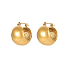 Elegant European Style 304 Stainless Steel Gold-Plated Women's Earrings WS1374-8-1