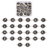 Alloy Enamel Links Connectors ENAM-TA0002-18-1