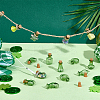 33Pcs 11 Styles Glass Cork Bottles Ornament AJEW-PH0025-20-2