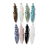 Natural & Synthetic Mixed Gemstone Big Pendants G-H338-03P-1