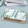 Wooden 2-Ring Loose Leaf Binder Postcard Phote Album Cover DIY-WH0547-039-7