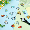 40Pcs 10 Styles PVC Cabochons PVC-PH0001-40-4