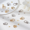 12Sets 2 Colors Alloy & Iron Ball Studs Rivets FIND-LP0004-06-1
