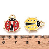 Alloy Enamel Pendants ENAM-N064-04KCG-3