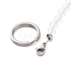 Chakra Glass Dowsing Pendulum Pendants PALLOY-JF01064-4