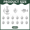 120Pcs Tibetan Style Charms FIND-UN0015-90-4