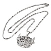 201 Stainless Steel Pendant Necklaces LS-NJEW-C066-16P-2