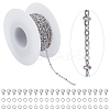 DIY 304 Stainless Steel Cable Chains Necklaces/Bracelets Making Kits DIY-GO0002-45-1