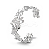 304 Stainless Steel Cuff Bangles for Women BJEW-Z078-10P-1