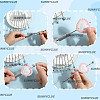 10Pcs 10 Colors Steel Seam Rippers TOOL-SC0001-67-3