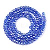 Electroplate Glass Beads Strands EGLA-A044-T2mm-B31-3