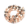Electroplate Glass Beads Strands GLAA-T023-D16-06-2