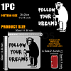 PET Hollow Out Drawing Painting Stencils DIY-WH0391-0902-2